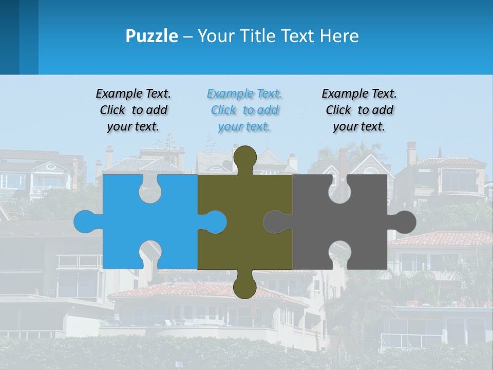 Window Fence Boardwalk PowerPoint Template