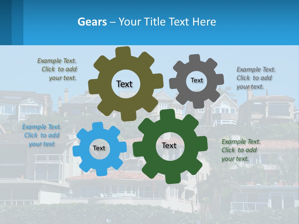 Window Fence Boardwalk PowerPoint Template