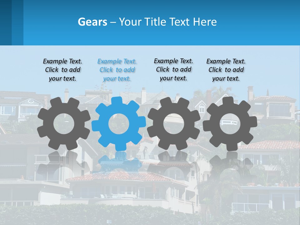 Window Fence Boardwalk PowerPoint Template