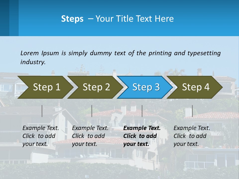 Window Fence Boardwalk PowerPoint Template
