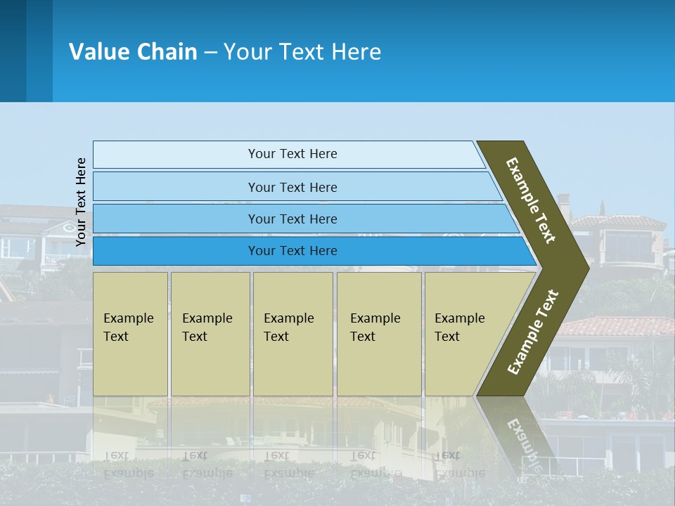 Window Fence Boardwalk PowerPoint Template