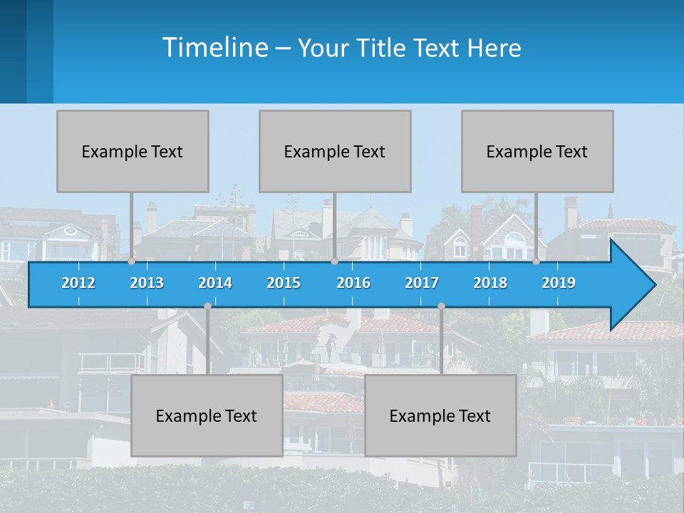 Window Fence Boardwalk PowerPoint Template