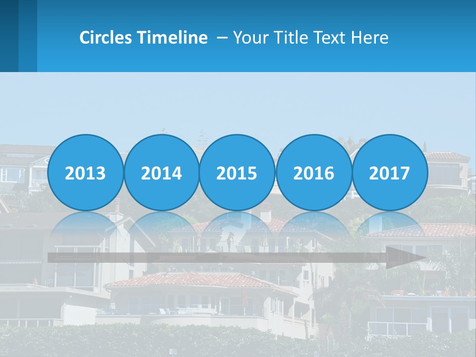 Window Fence Boardwalk PowerPoint Template