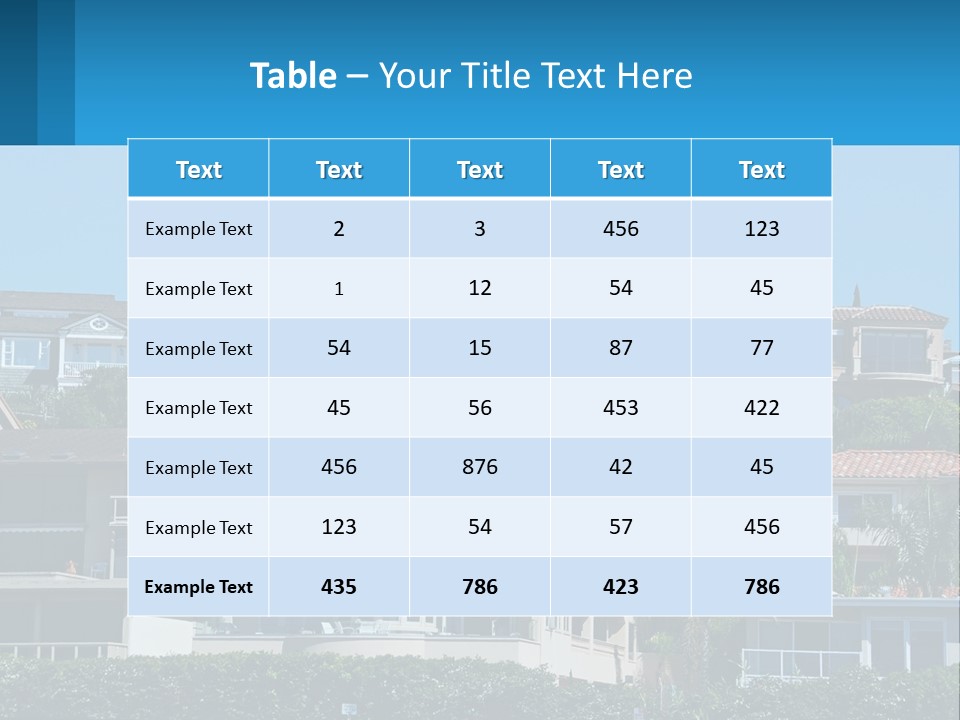 Window Fence Boardwalk PowerPoint Template