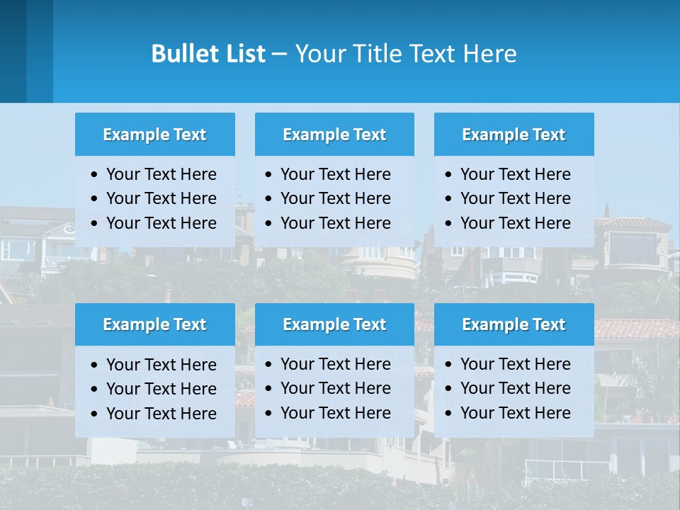 Window Fence Boardwalk PowerPoint Template