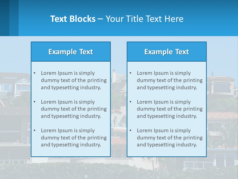 Window Fence Boardwalk PowerPoint Template