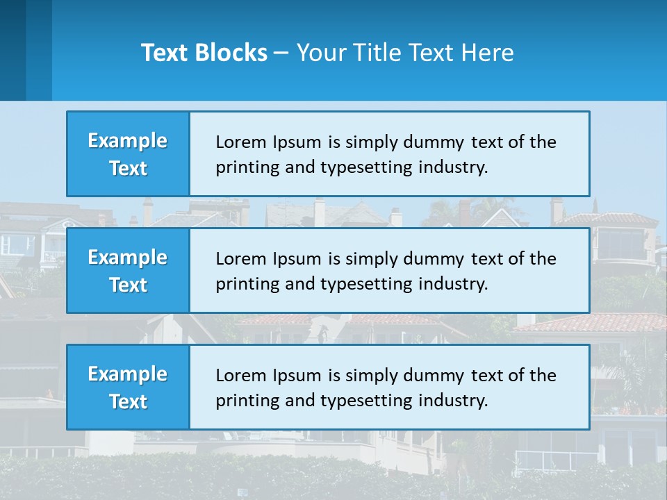 Window Fence Boardwalk PowerPoint Template