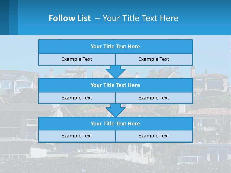 Window Fence Boardwalk PowerPoint Template