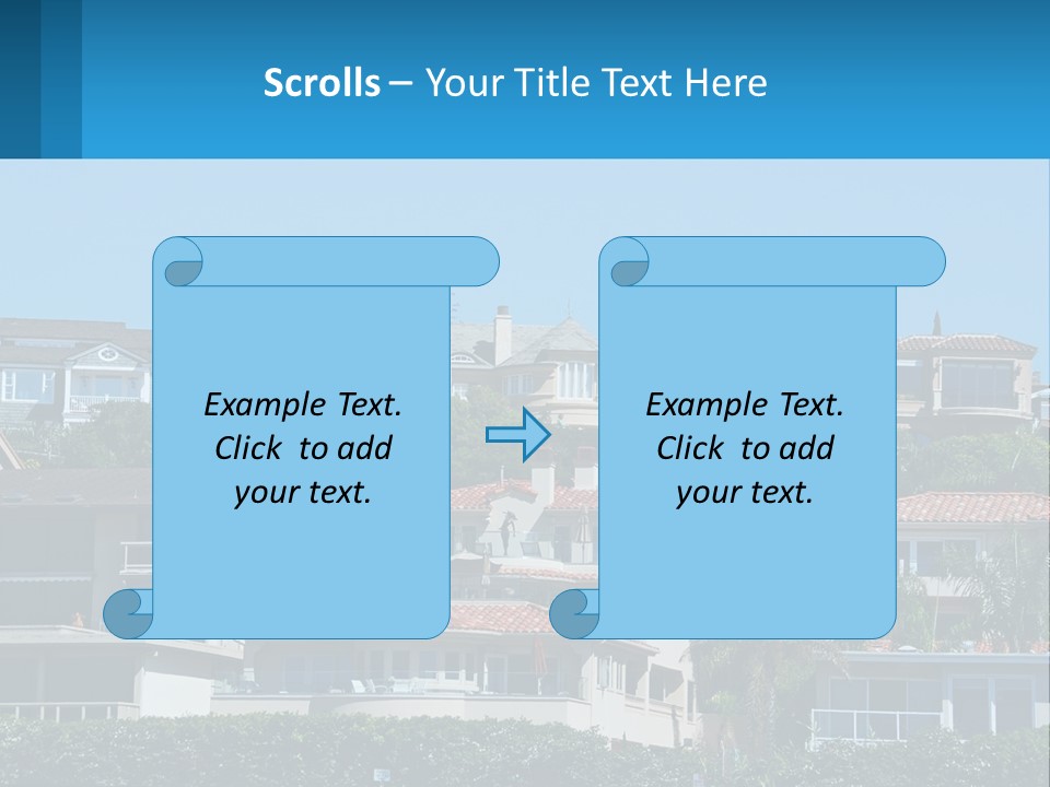 Window Fence Boardwalk PowerPoint Template
