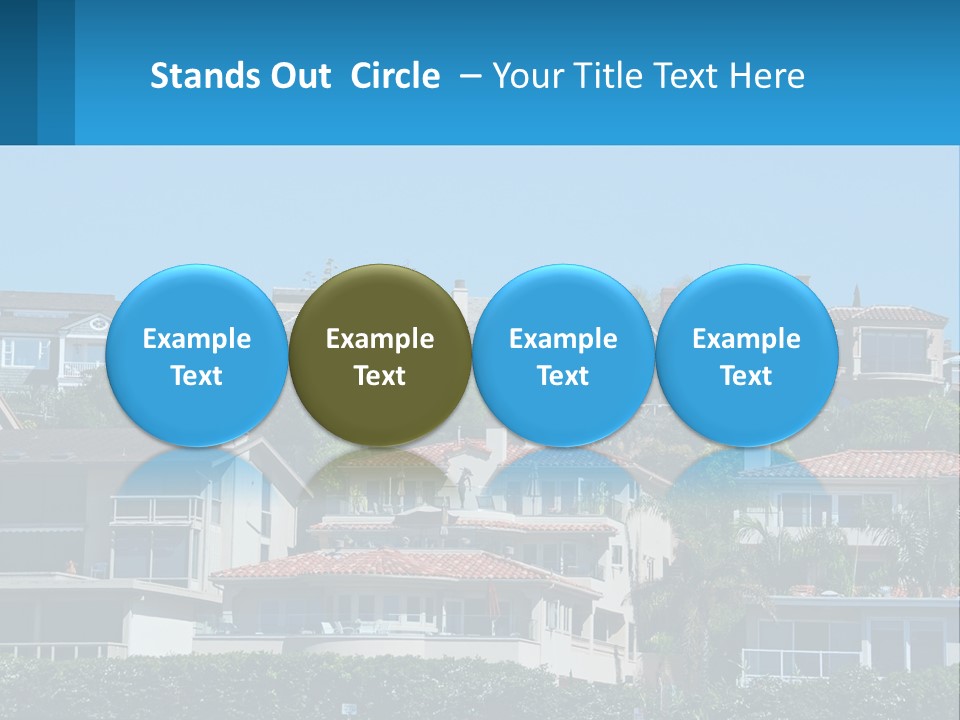 Window Fence Boardwalk PowerPoint Template