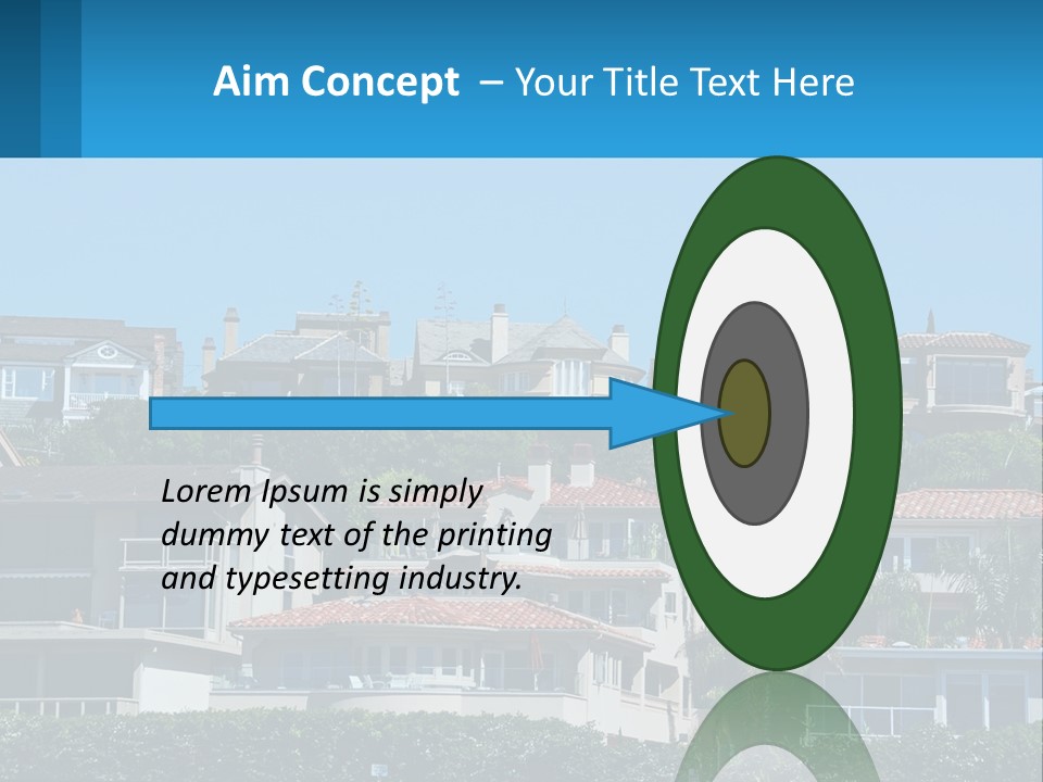 Window Fence Boardwalk PowerPoint Template