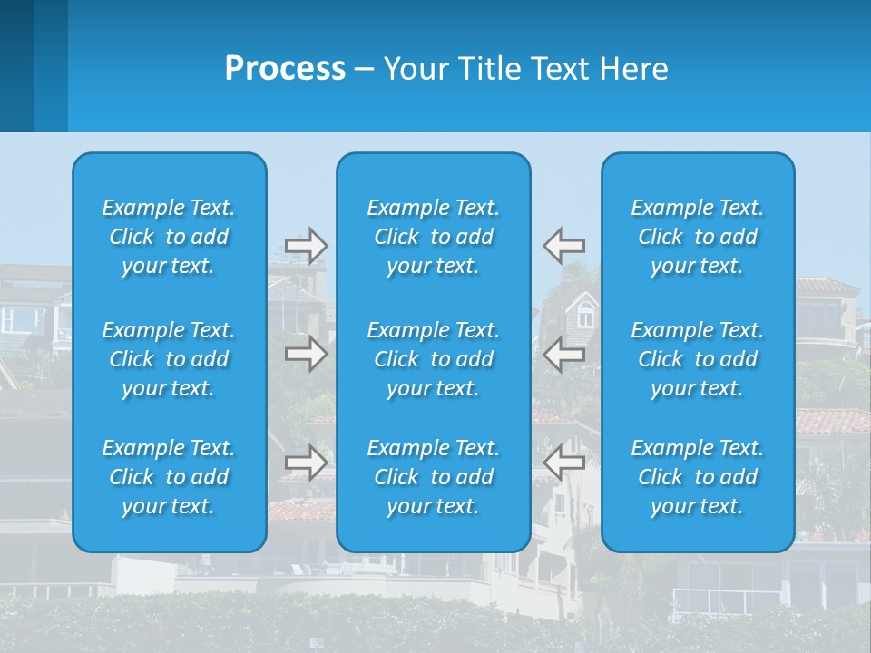 Window Fence Boardwalk PowerPoint Template