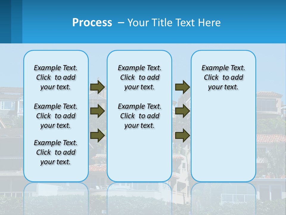 Window Fence Boardwalk PowerPoint Template