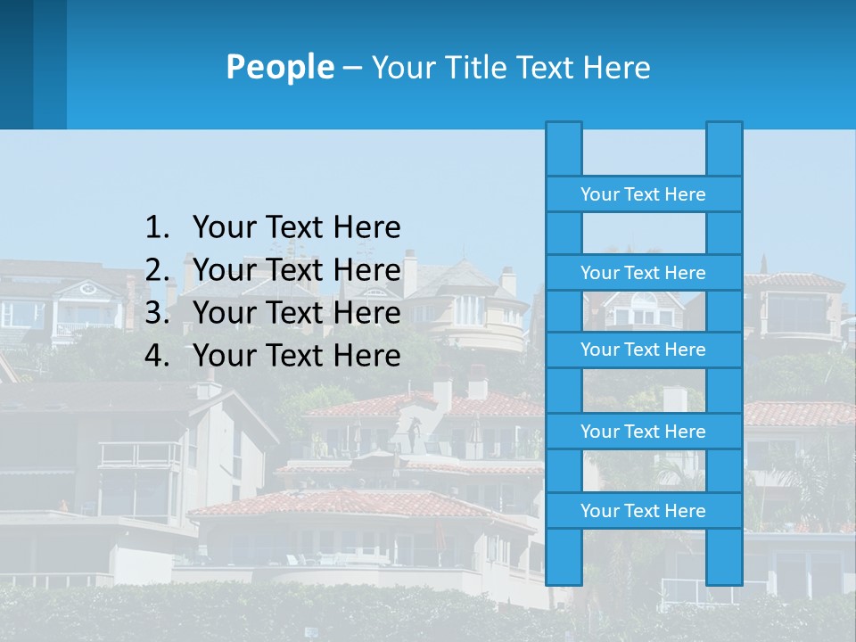 Window Fence Boardwalk PowerPoint Template