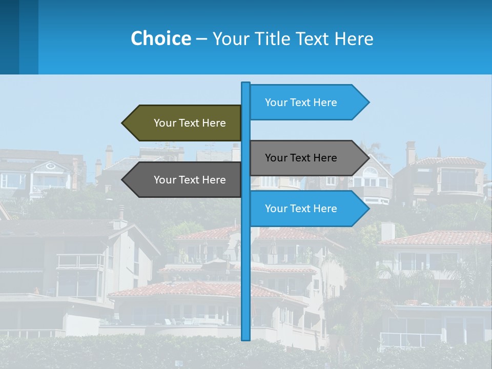 Window Fence Boardwalk PowerPoint Template