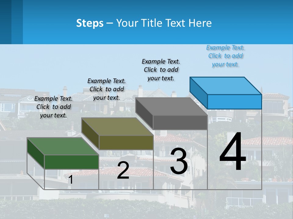 Window Fence Boardwalk PowerPoint Template