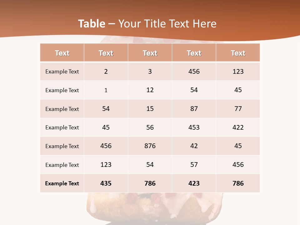 Tart Sweet Icon PowerPoint Template