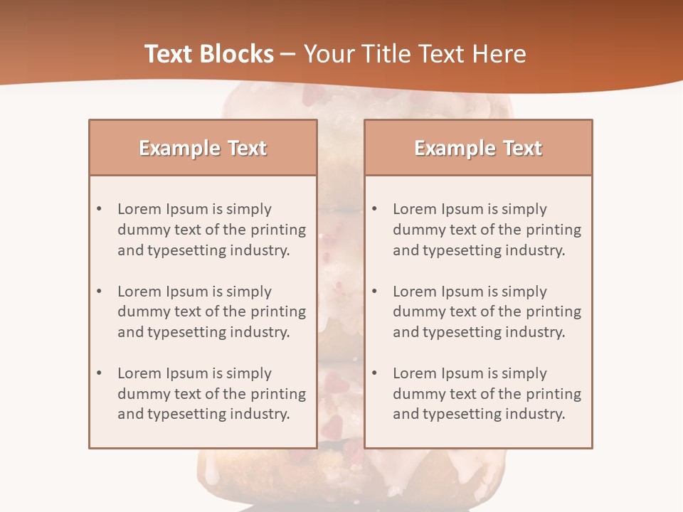 Tart Sweet Icon PowerPoint Template