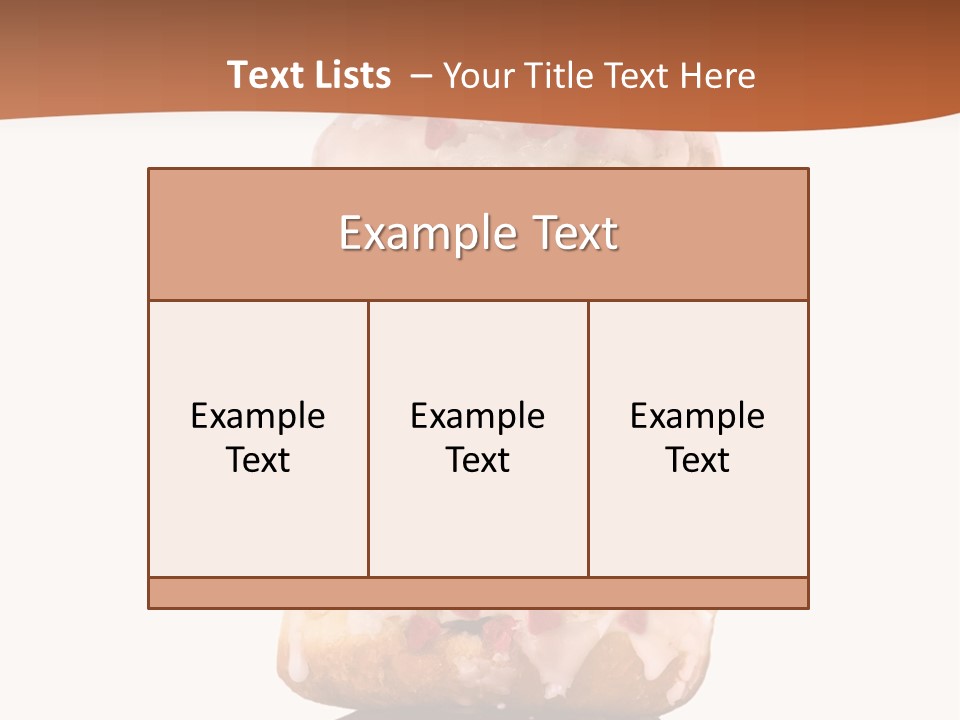 Tart Sweet Icon PowerPoint Template