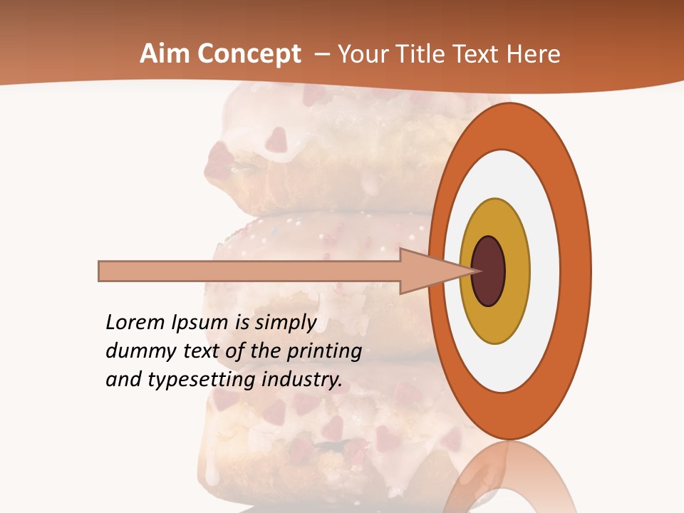 Tart Sweet Icon PowerPoint Template