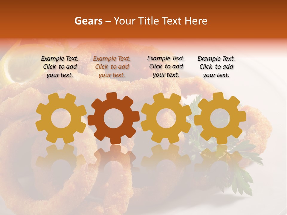 Breaded Oil Drip PowerPoint Template