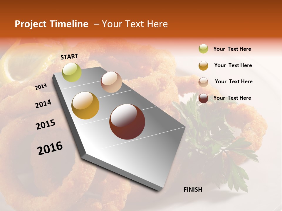Breaded Oil Drip PowerPoint Template