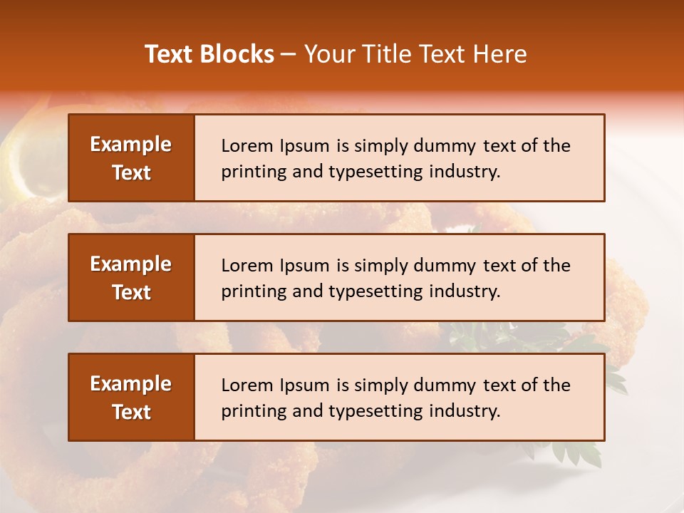 Breaded Oil Drip PowerPoint Template