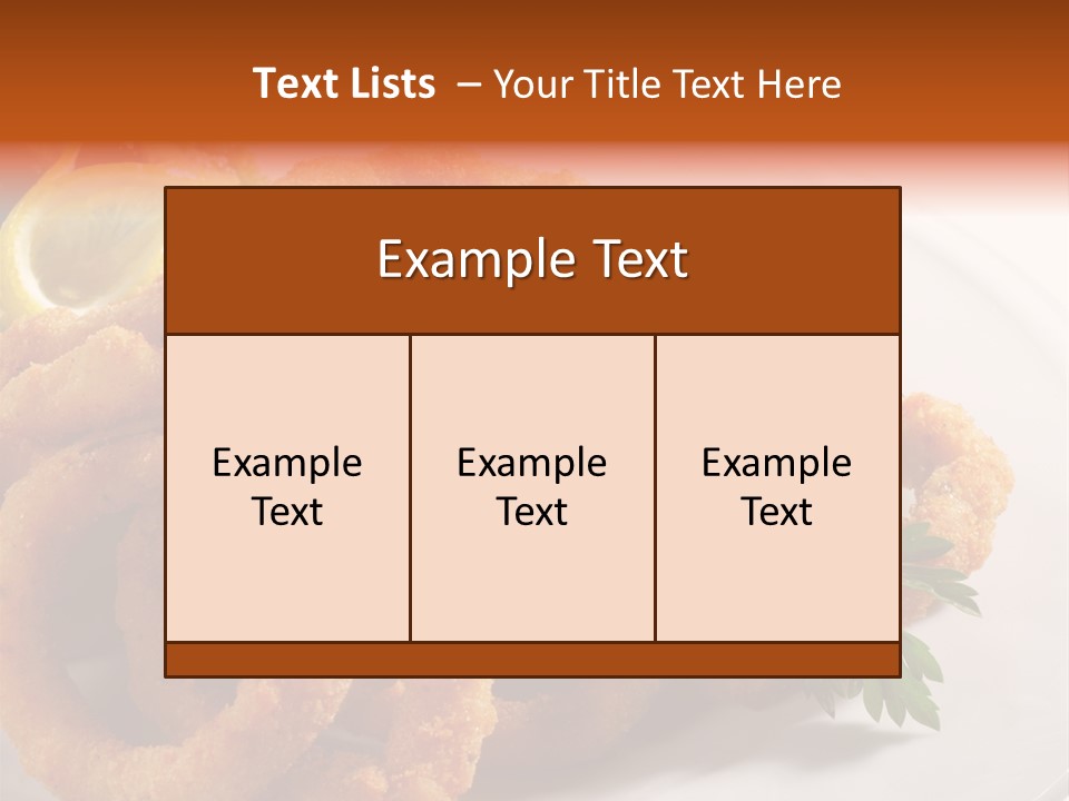 Breaded Oil Drip PowerPoint Template