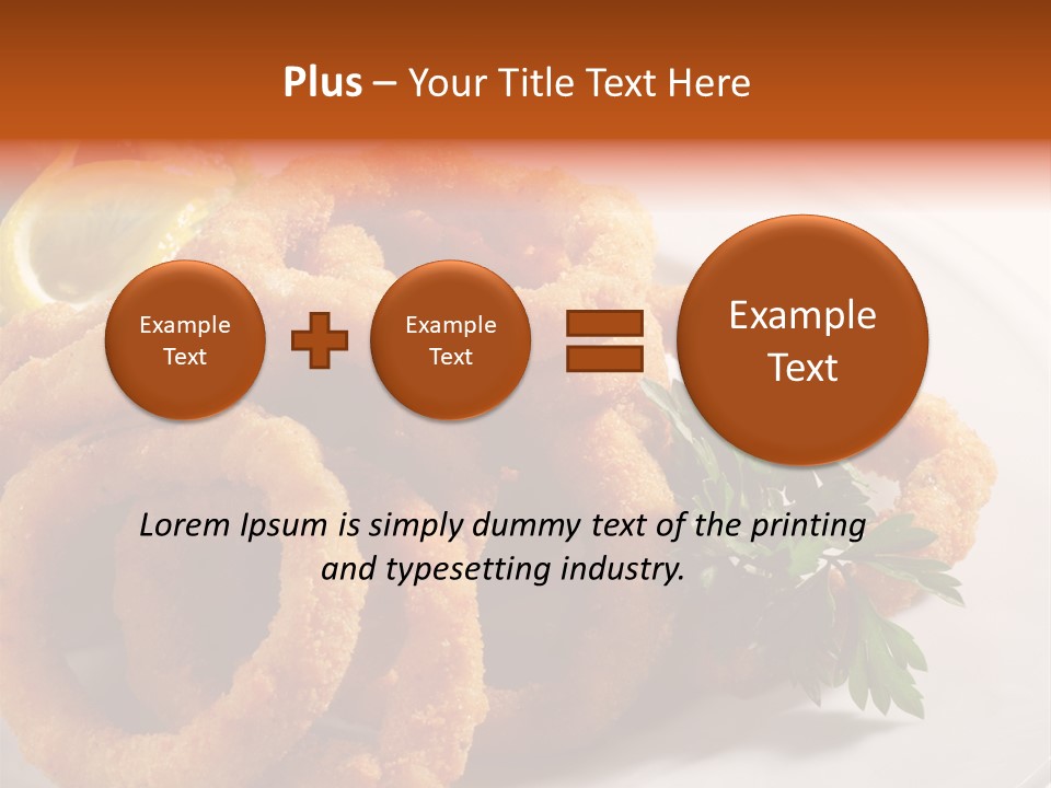 Breaded Oil Drip PowerPoint Template