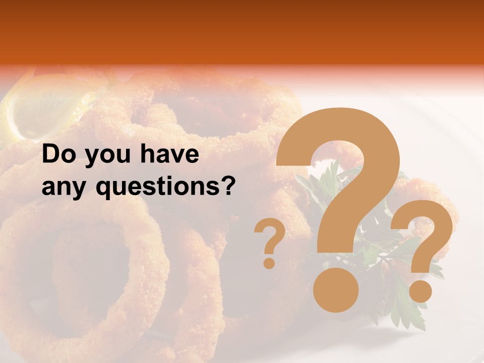 Breaded Oil Drip PowerPoint Template