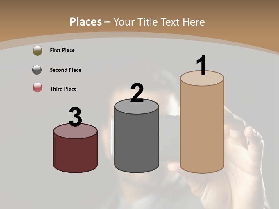 Cellular Text Smiling PowerPoint Template