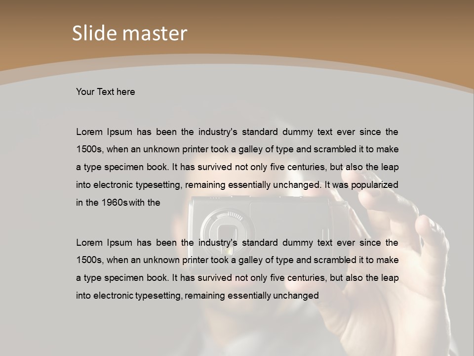 Cellular Text Smiling PowerPoint Template