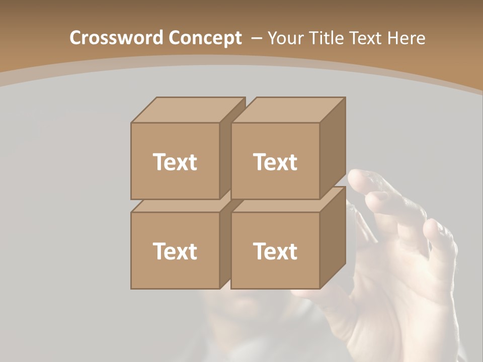 Cellular Text Smiling PowerPoint Template