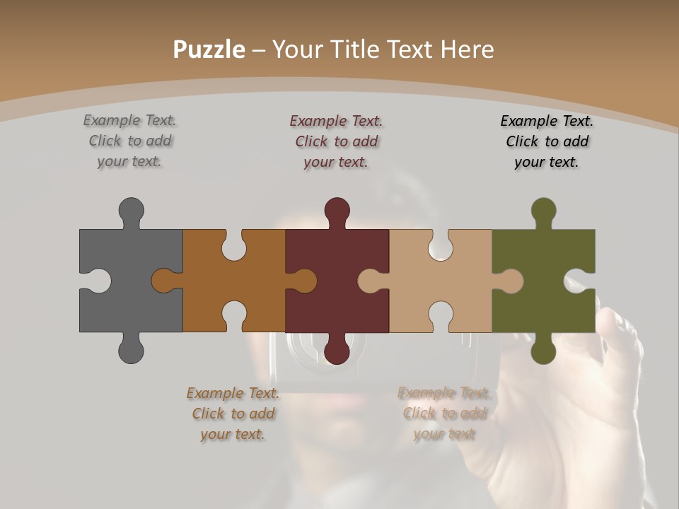 Cellular Text Smiling PowerPoint Template