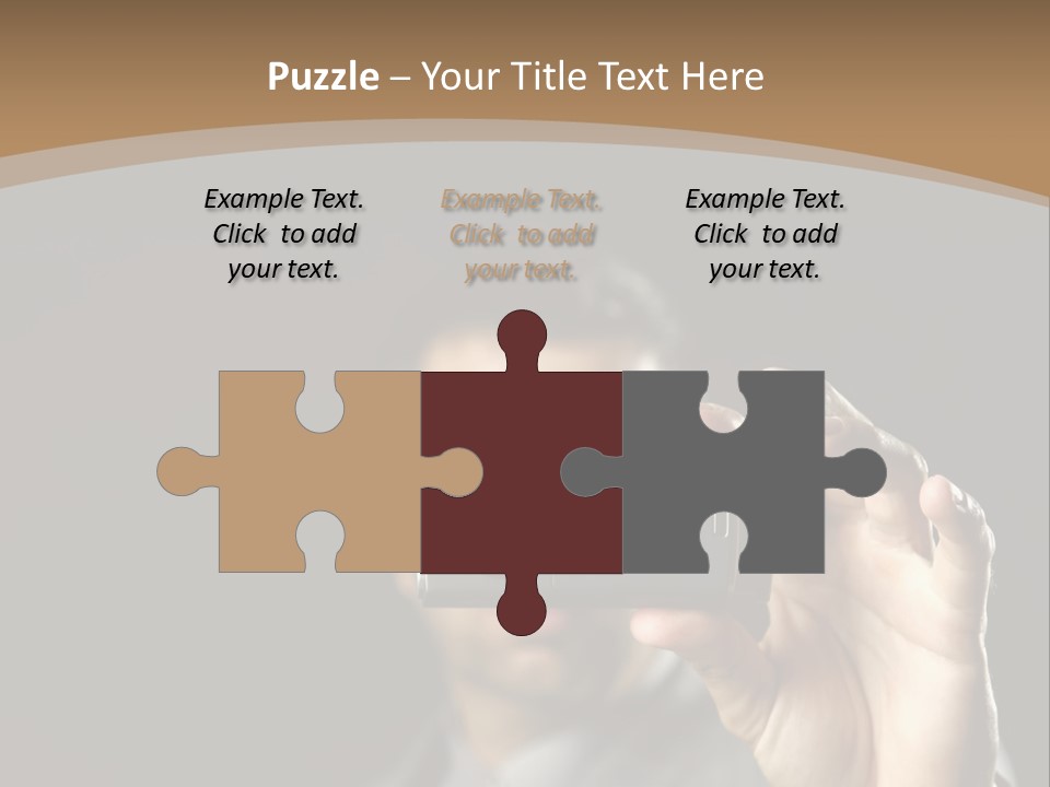 Cellular Text Smiling PowerPoint Template