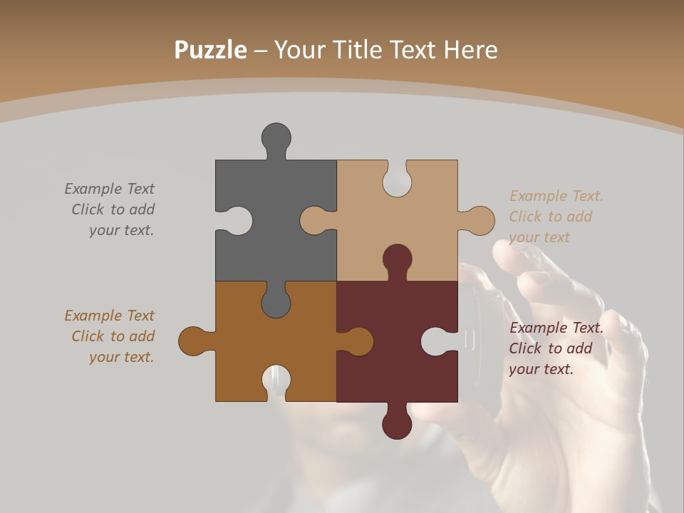 Cellular Text Smiling PowerPoint Template