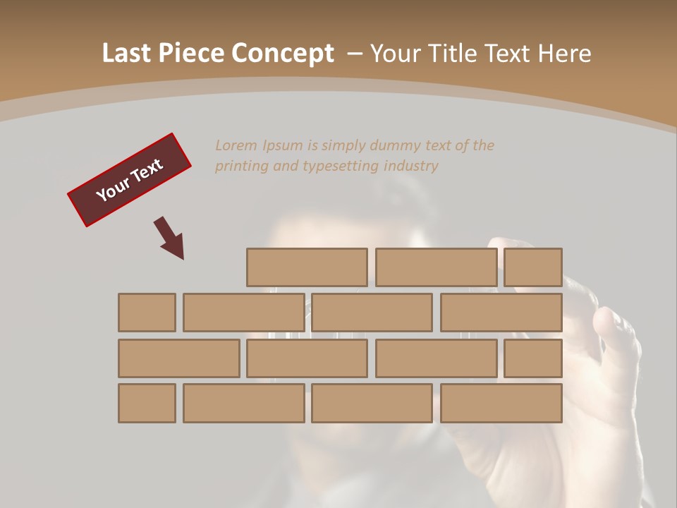 Cellular Text Smiling PowerPoint Template