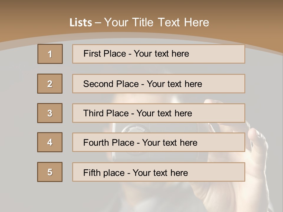 Cellular Text Smiling PowerPoint Template
