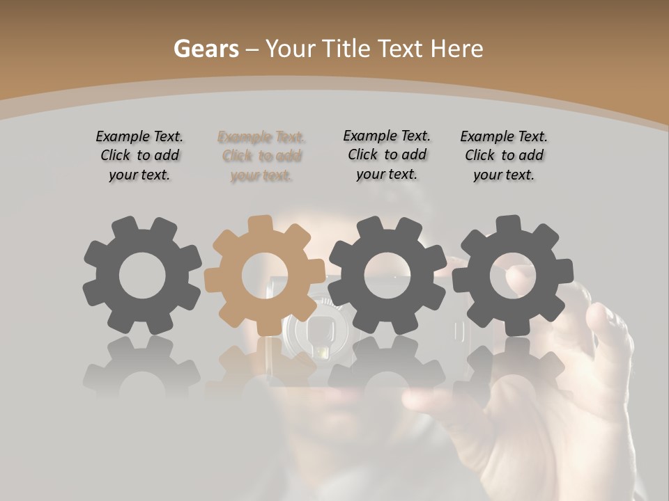 Cellular Text Smiling PowerPoint Template