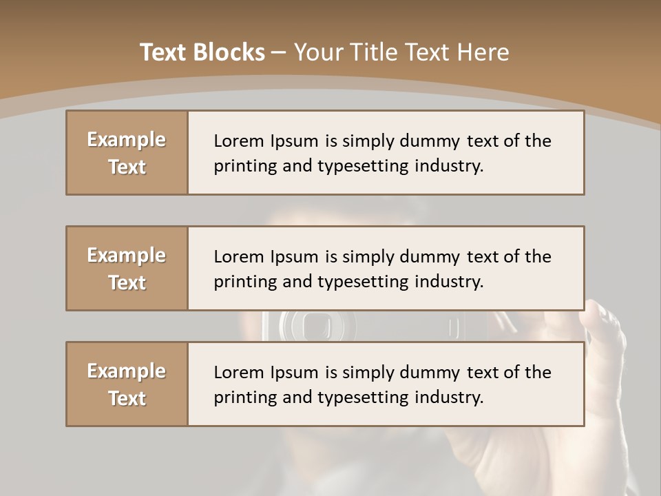 Cellular Text Smiling PowerPoint Template