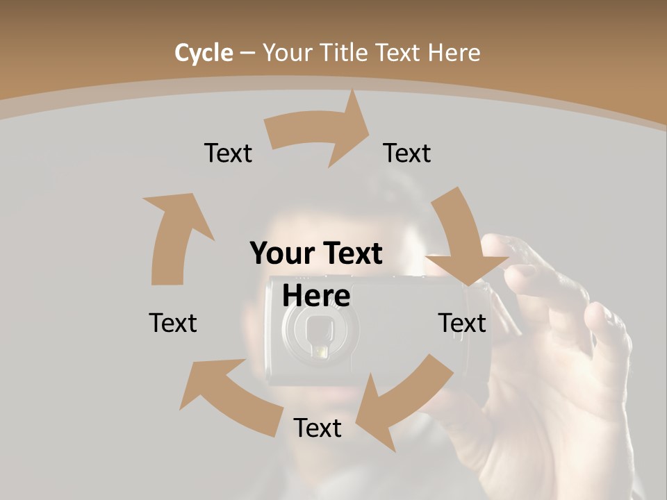 Cellular Text Smiling PowerPoint Template