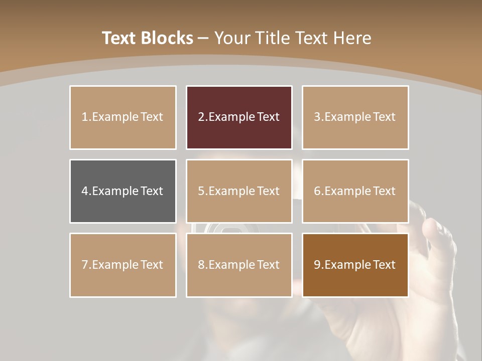 Cellular Text Smiling PowerPoint Template