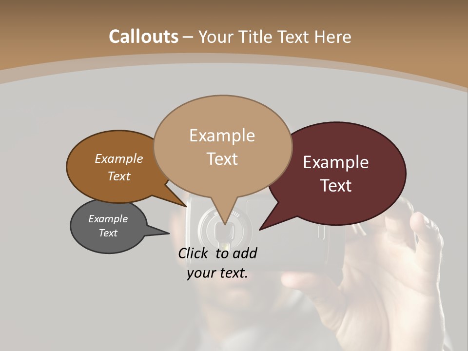 Cellular Text Smiling PowerPoint Template
