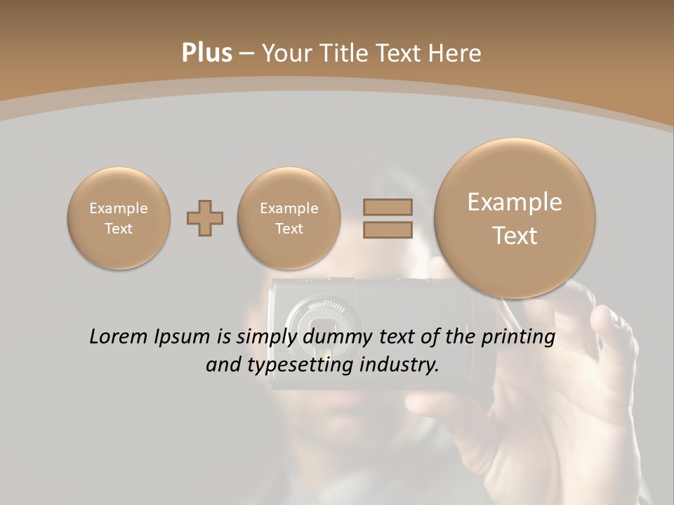 Cellular Text Smiling PowerPoint Template