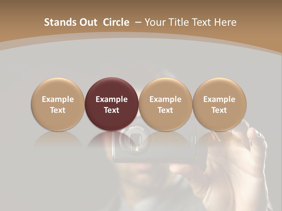 Cellular Text Smiling PowerPoint Template