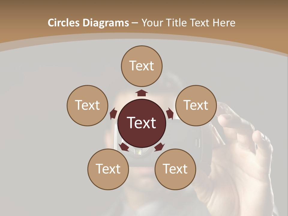 Cellular Text Smiling PowerPoint Template