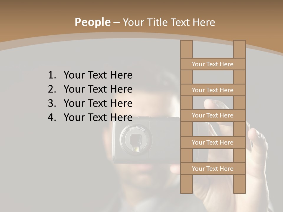 Cellular Text Smiling PowerPoint Template