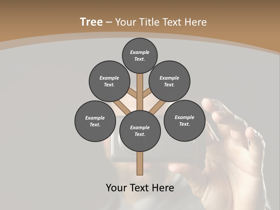 Cellular Text Smiling PowerPoint Template