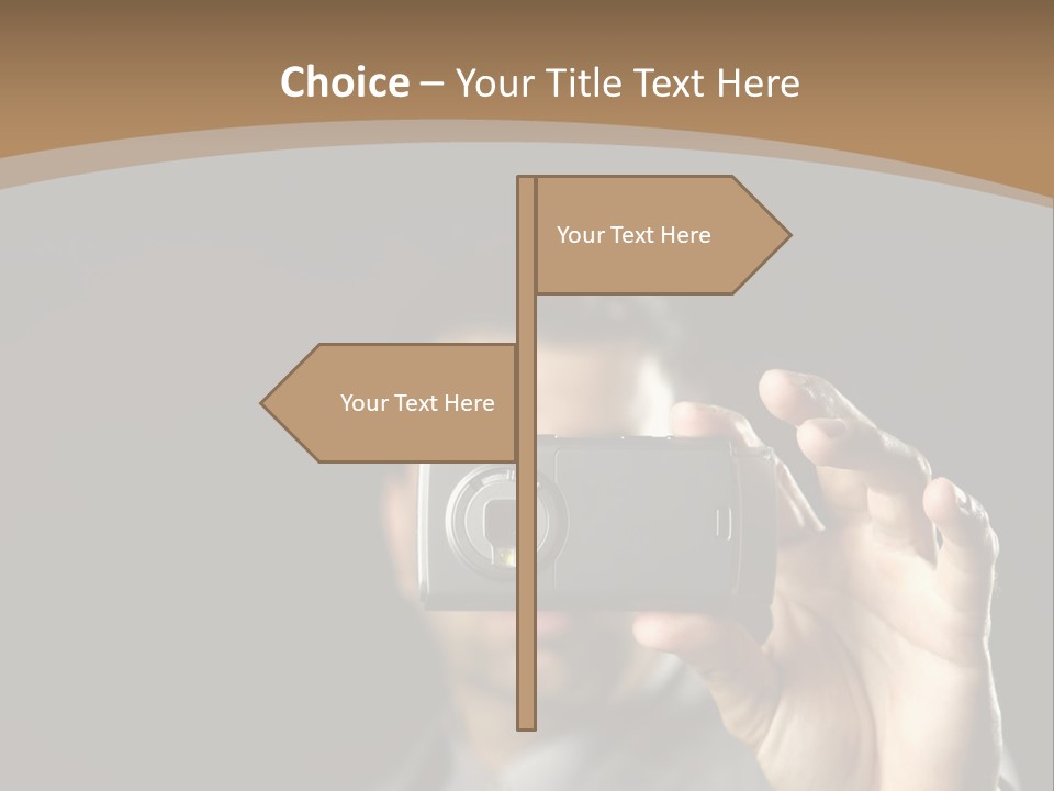 Cellular Text Smiling PowerPoint Template