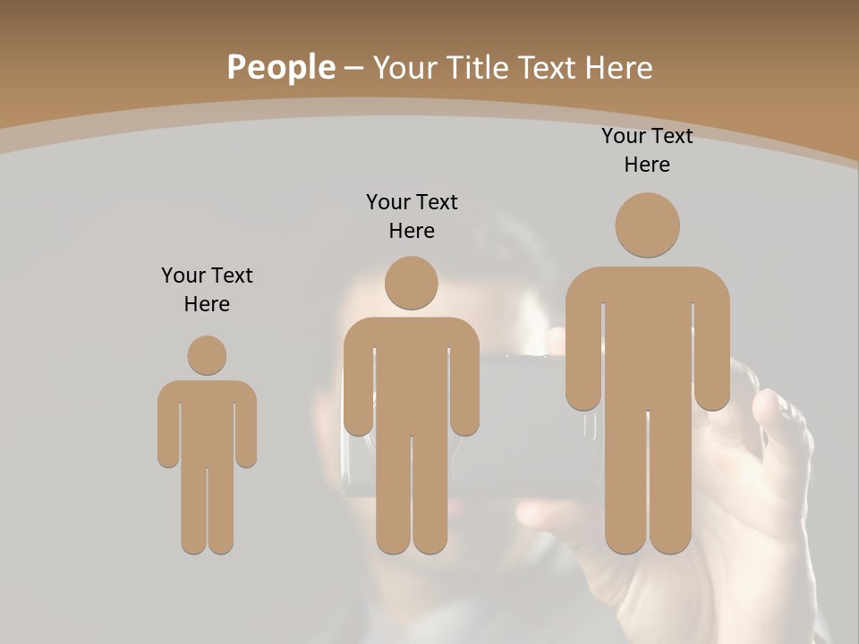 Cellular Text Smiling PowerPoint Template